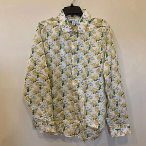 Mens Bar III Woven Button Down Dress Shirt Organic Cotton Size XL and M NWT - B5
